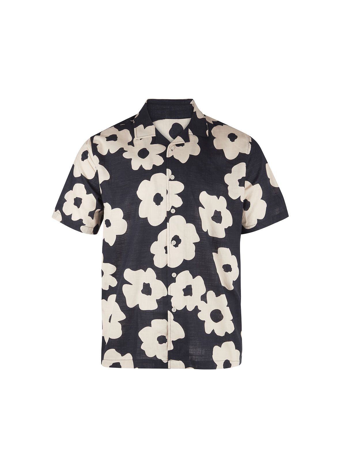 Tk Maxx_Herren_ Hemd mit Blumenmuster dunkelblau _ 24.99€ ( UVP 94.99€ )