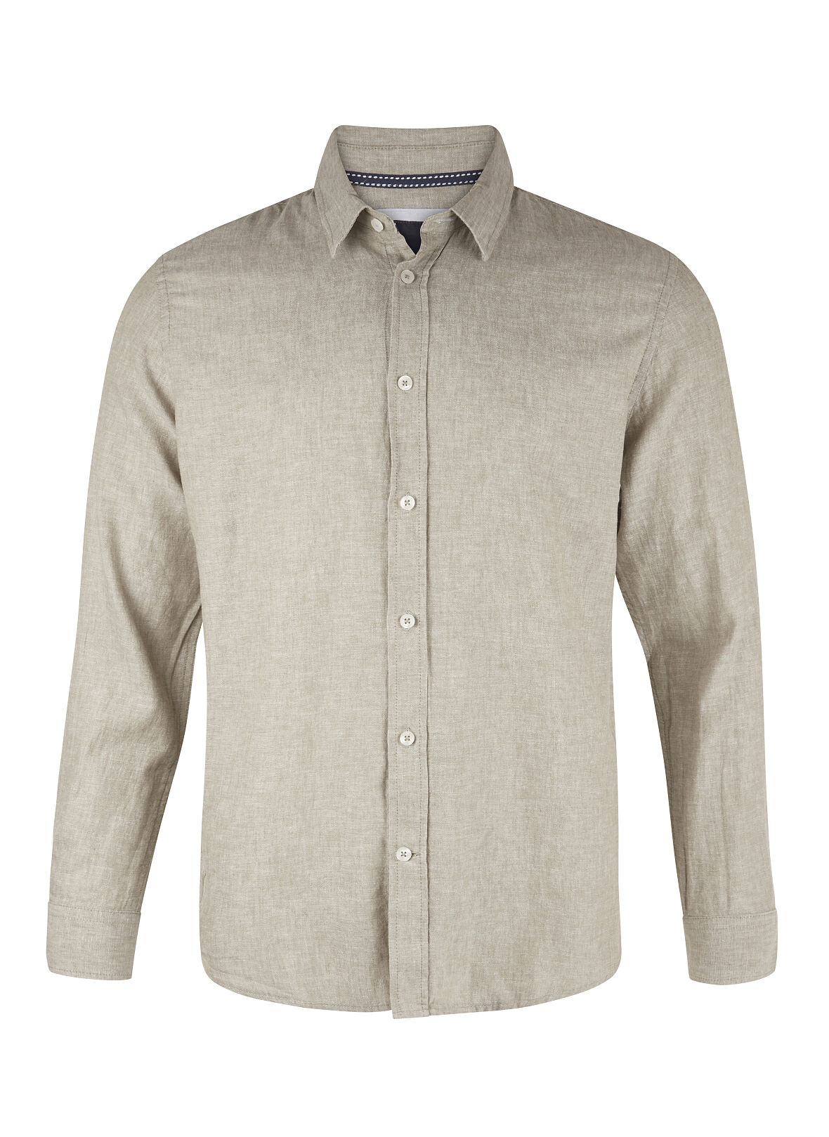 Tk Maxx_Herren_ Leinenhemd grau _ 39.99€ ( UVP 89.99€ )