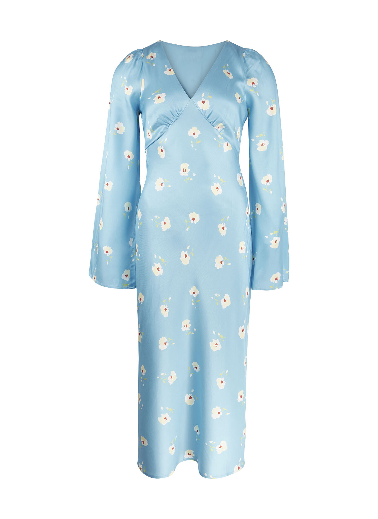 Tk Maxx_Damen_ Kleid hellblau mit Blumenmuster_ 49.99€ ( UVP 229.99€ )