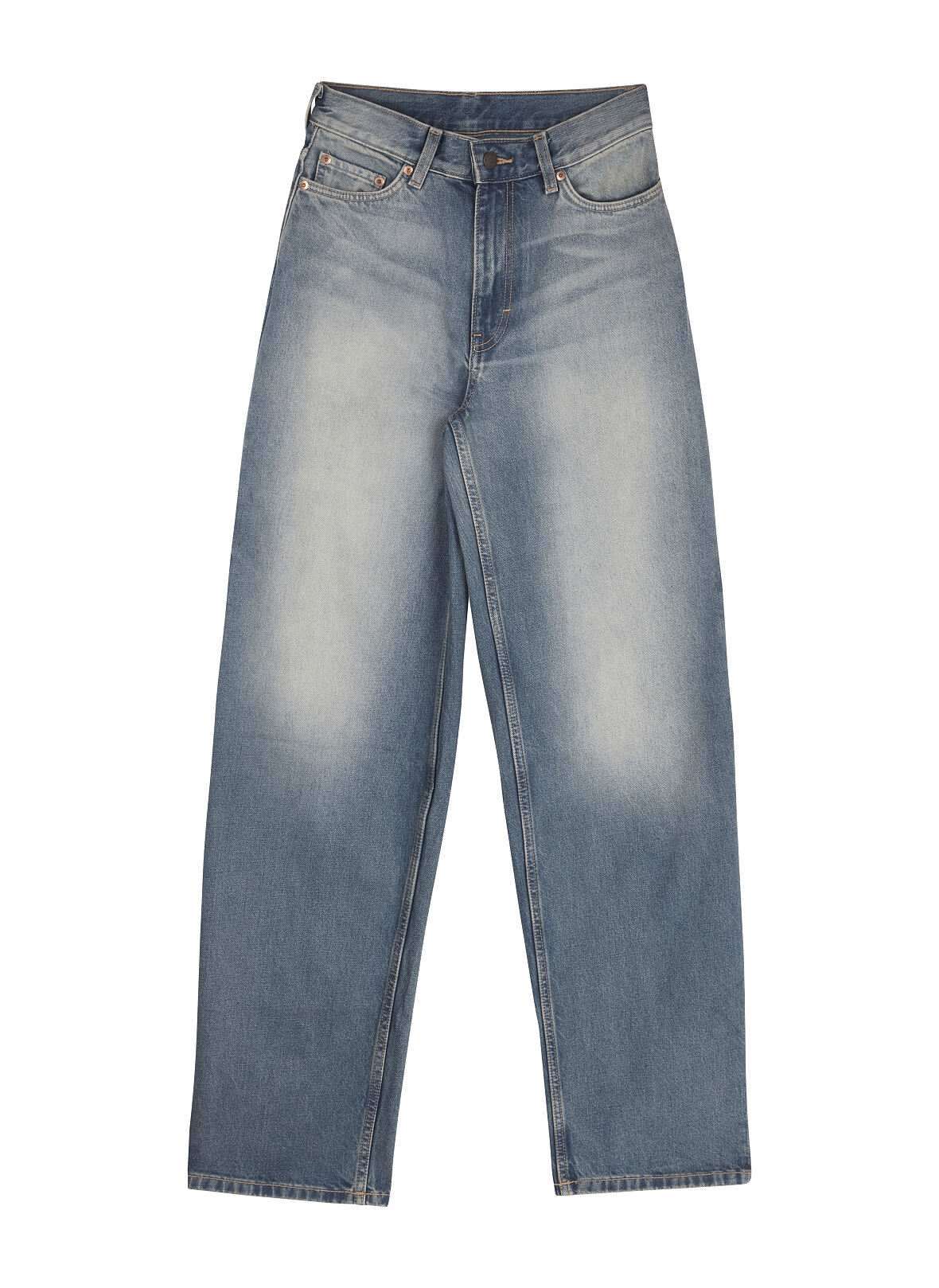 Tk Maxx_Damen_Baggy Jeans blau mit Waschung _ 19.99€ ( UVP 69.99€ )