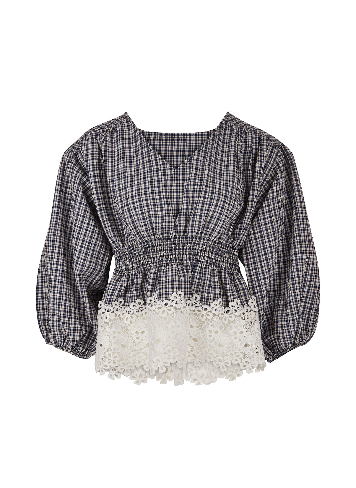 TK Maxx_Damen_Bluse_schwarz-weiß_karriert 49.99€ ( UVP 119.99€)