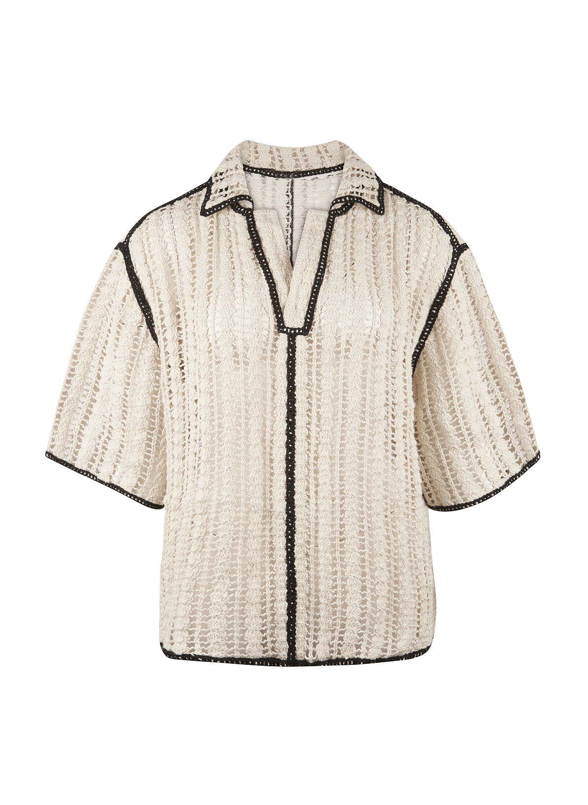 Tk Maxx_Damen_Häckeltop_schwarz-weiß € 16.99