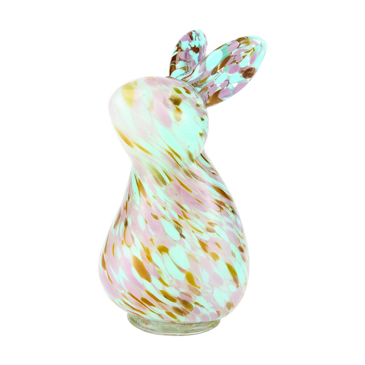 TK Maxx - bunter Osterhase aus Glas - €16,99