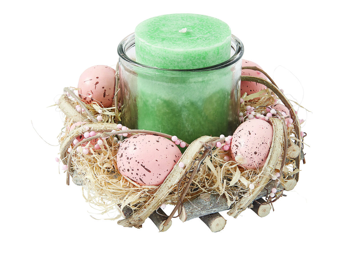 TK Maxx_Osterkranz mit Kerze_9,99€