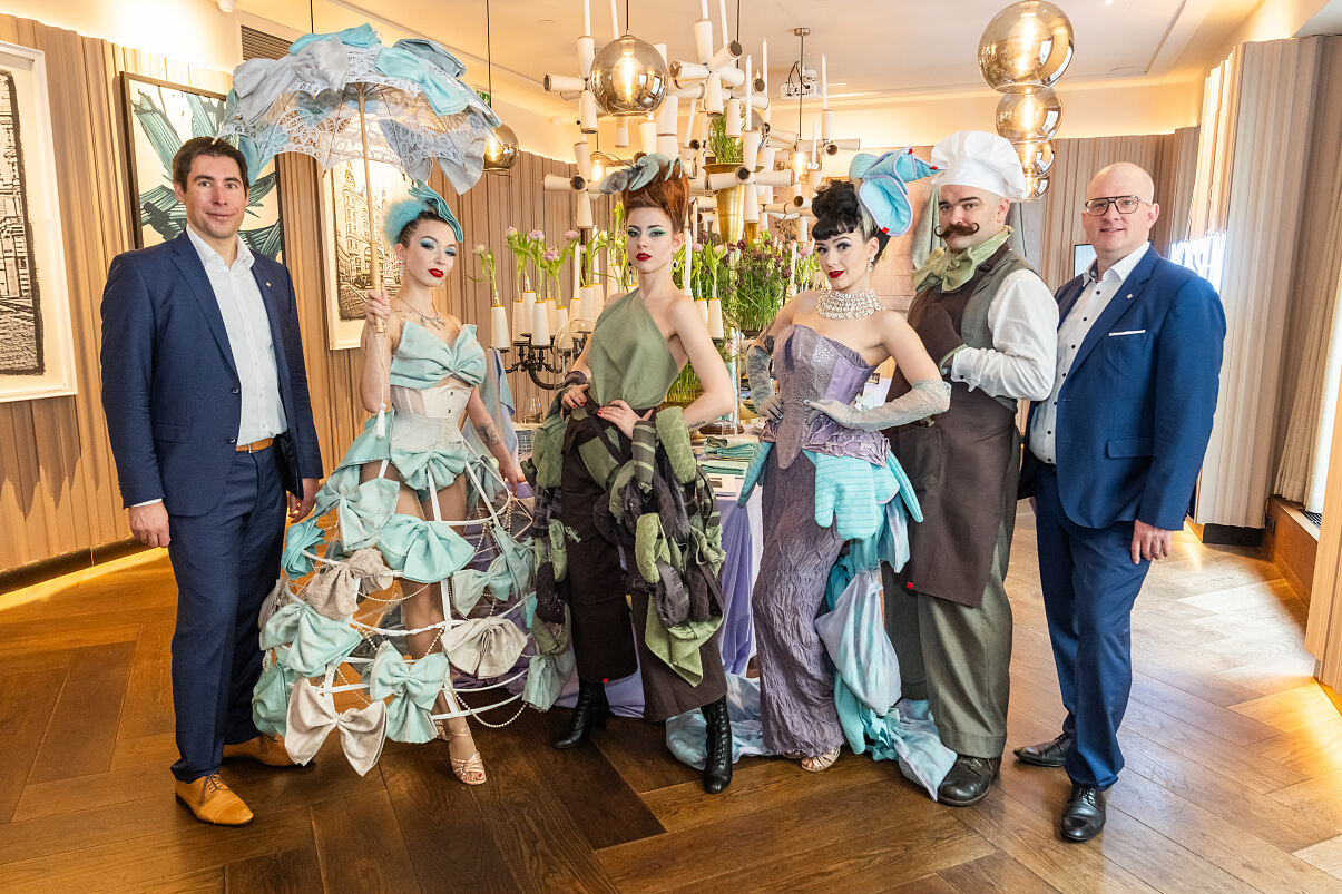 VOSSEN Flavour & Flair Kollektionslaunch MIchael Unger (GF Vossen), Artisten Ensemble, Marco Talasz (GF Vossen)