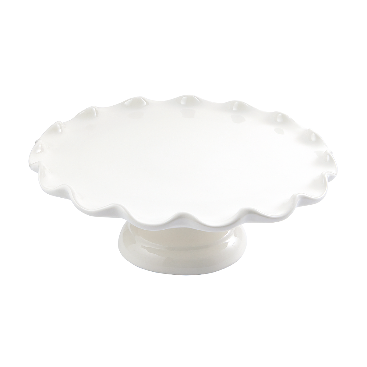 TK Maxx - Weißer Tortenständer mit geriffeltem Rand €16,99