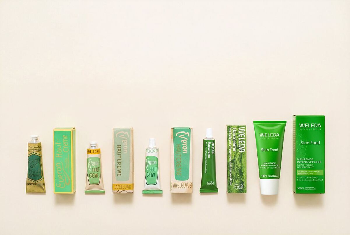 Weleda 100 Jahre Skin Food_Packagings