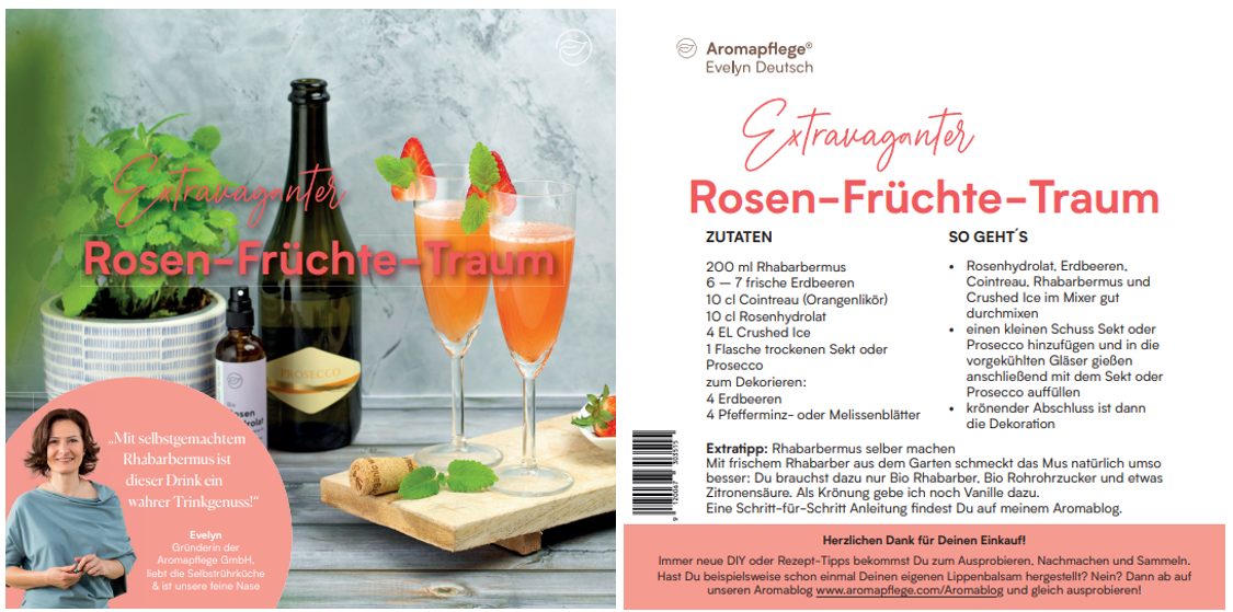 Aromapflege Rezept Rosen-Früchte-Traum