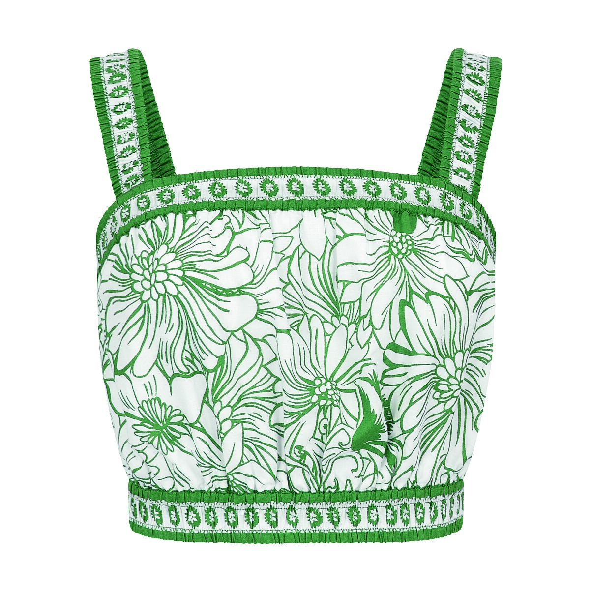 TKMaxx_Damen_Top grün gemustert_16,99€