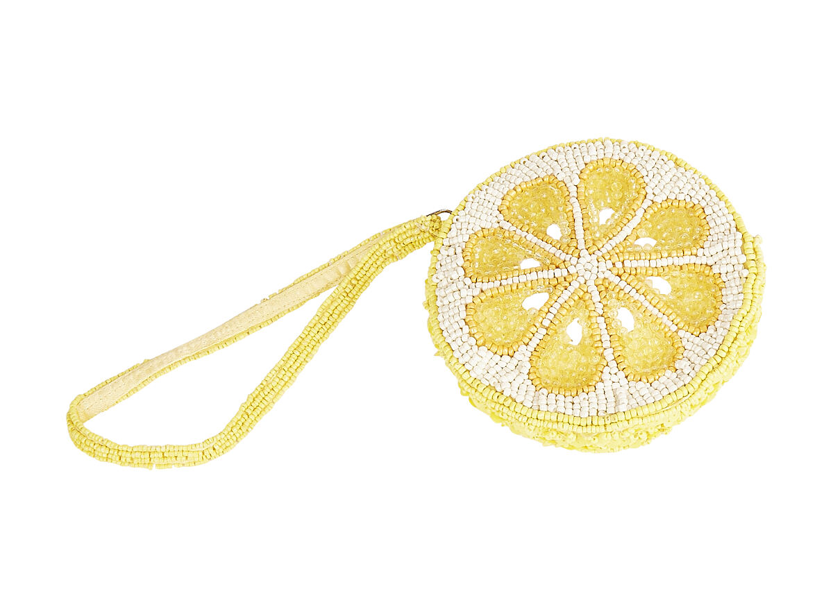 TK Maxx_perlverzierte zitronen handtasche_19.99€