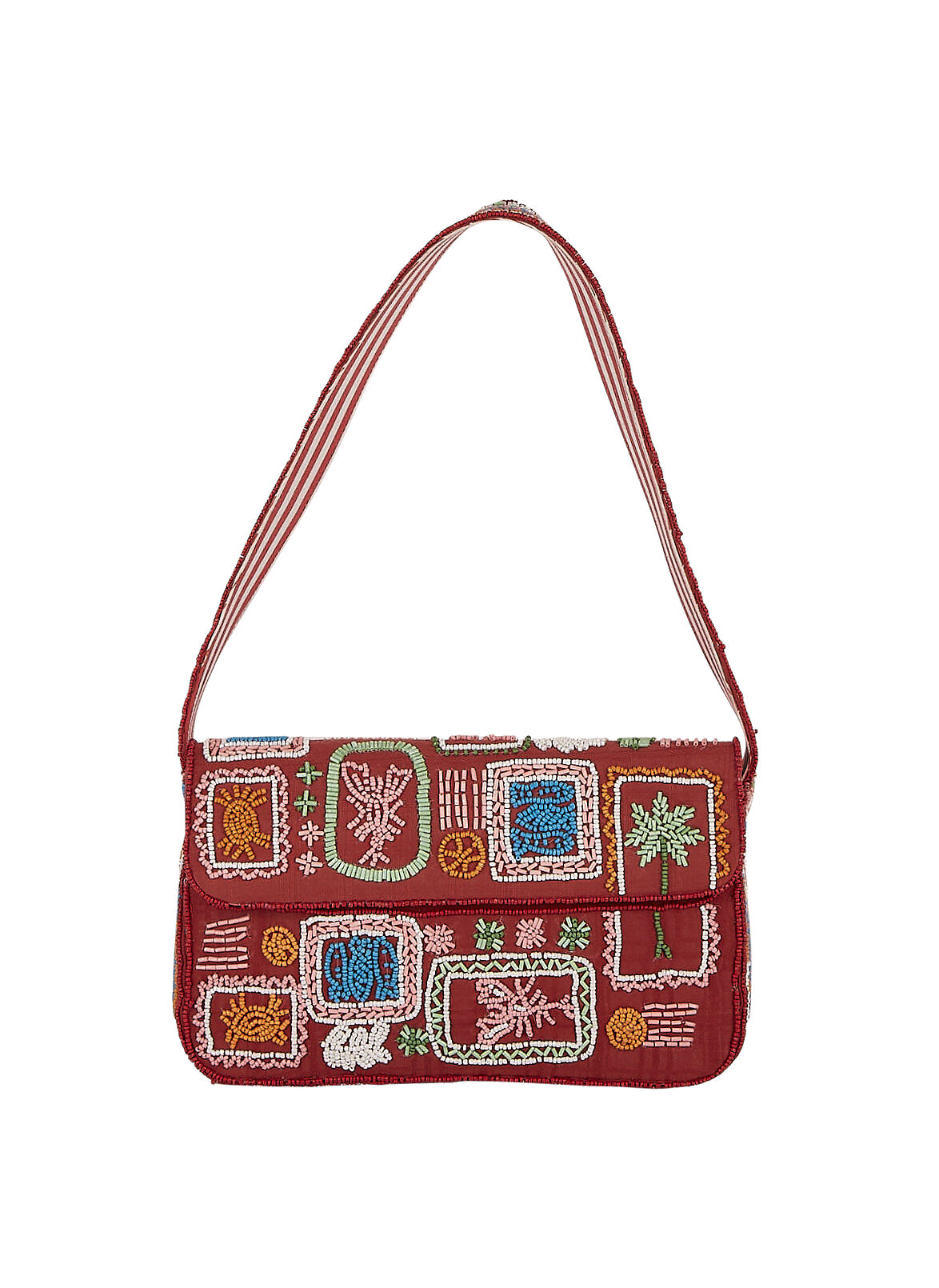 TK Maxx_rote bestickte handtasche_39.99€