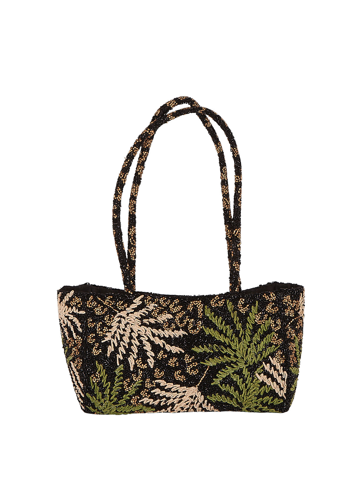 TK Maxx_schwarze bestickte handtasche_39.99€