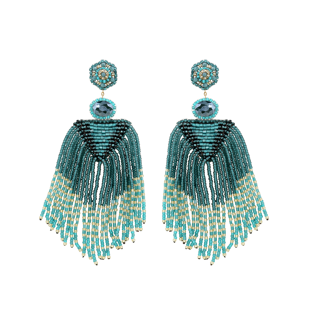 Cajoy Ohrringe Boho Spectacular Petrol EUR 149,99_13132453