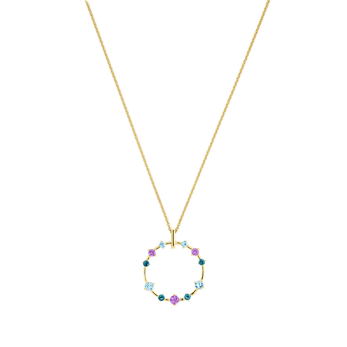 DJ_Mon Palais_Topas Amethyst Anhänger Gold_204821