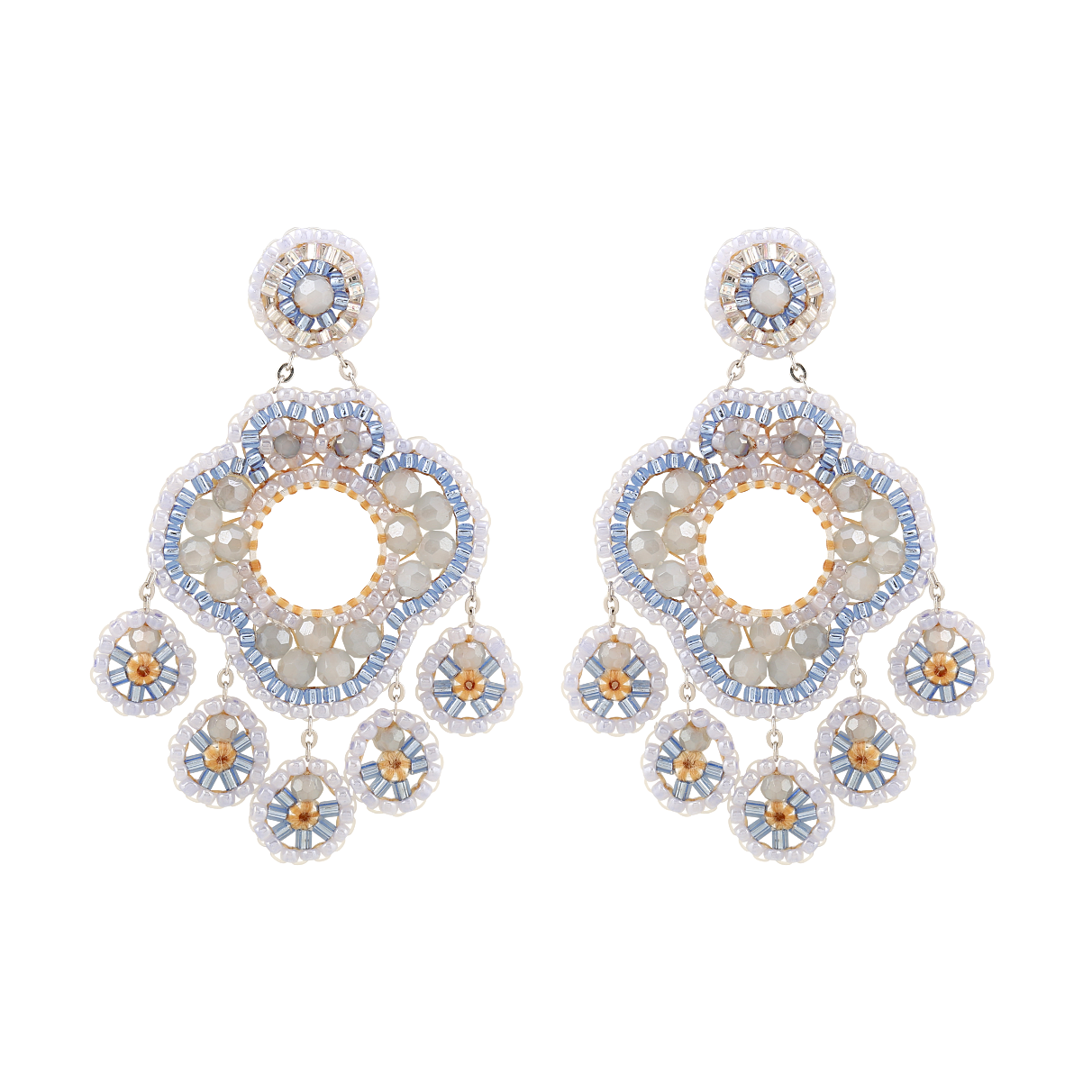 Cajoy Ohrringe Boho Dazzling Hellblau EUR 139,99_13132467