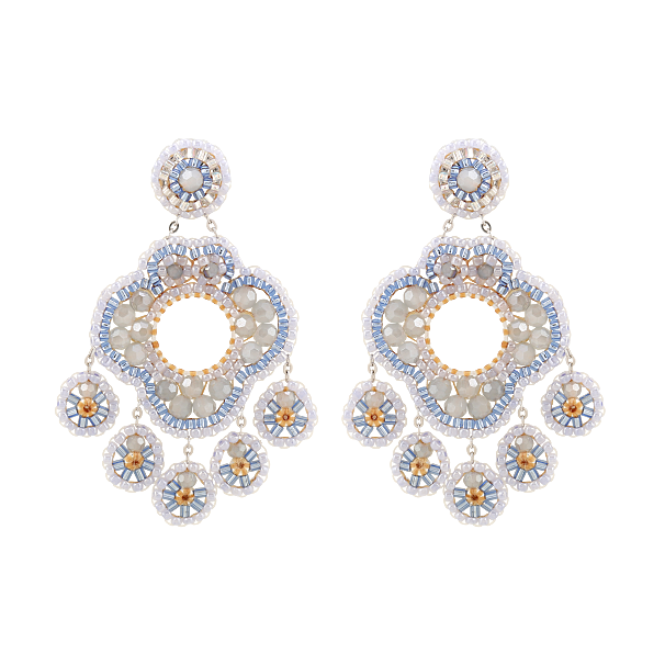 Cajoy Ohrringe Boho Dazzling Hellblau EUR 139,99_13132467