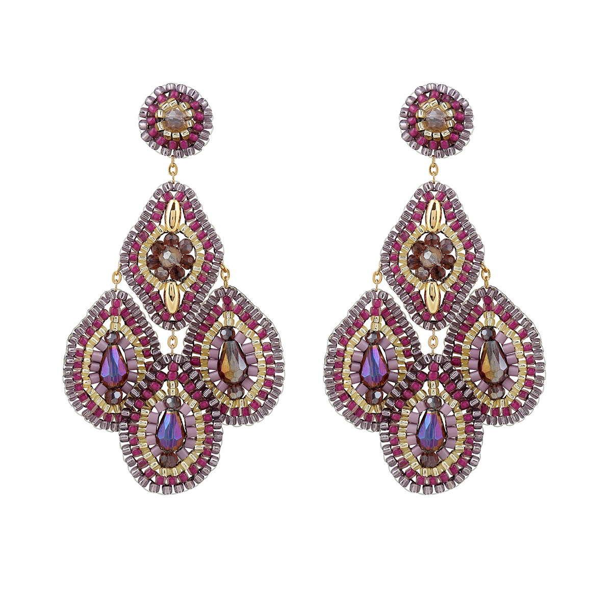 Cajoy Ohrringe Boho Classics PinkViolett EUR 149,99_13132447