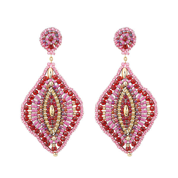 Cajoy Ohrringe Boho Cateye RedPink EUR 119,99_13132391