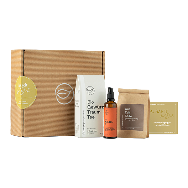 Aromapflege Evelyn Deutsch_Auszeit Geschenkbox_EUR 39,90