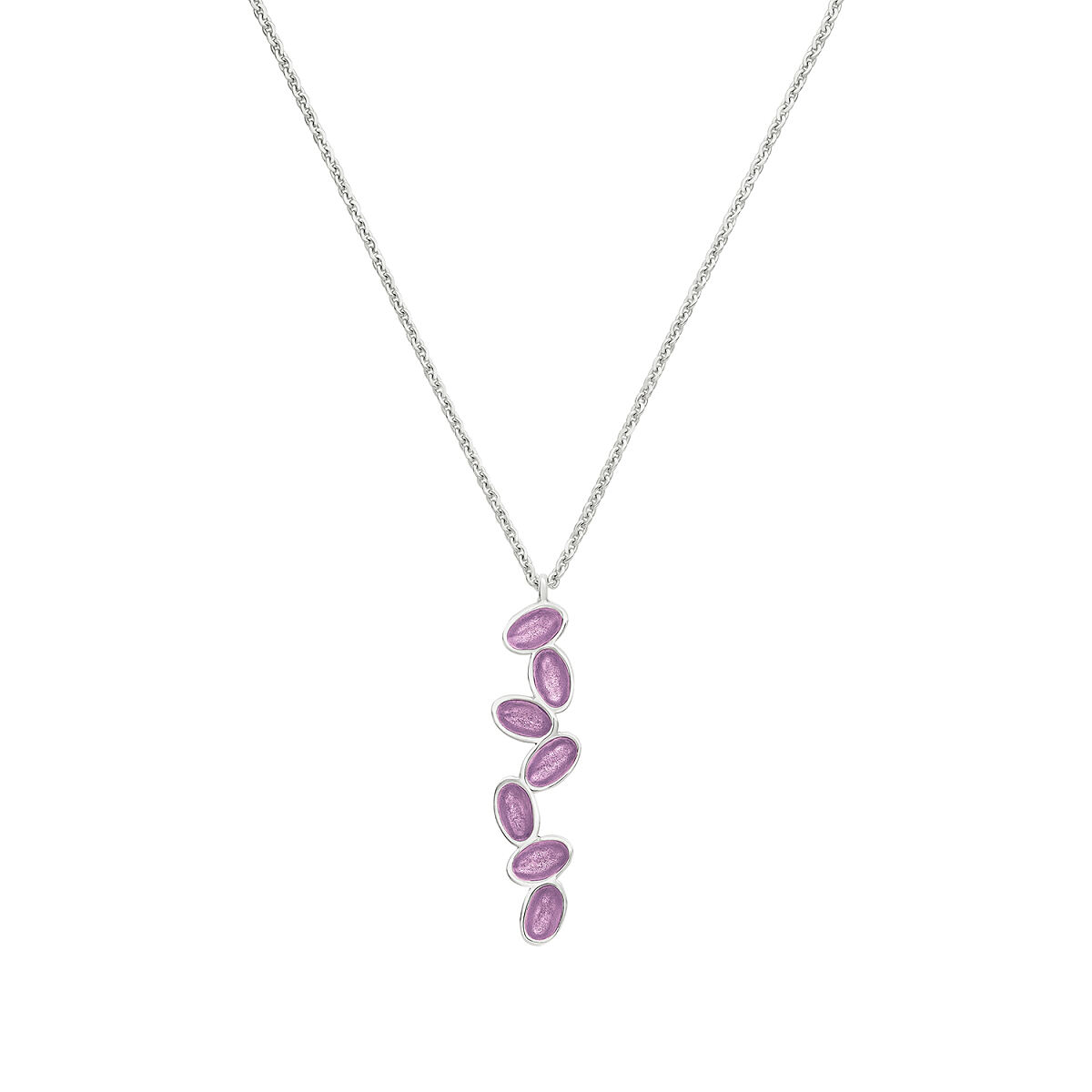 DJ_FARBENFROH_Anhänger Sterlingsilber mit Emaille - Helllila_157069
