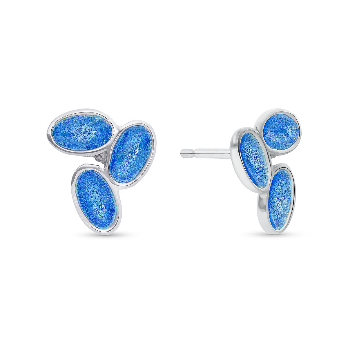DJ_FARBENFROH_Ohrstecker mit Emaille - Hellblau_157039