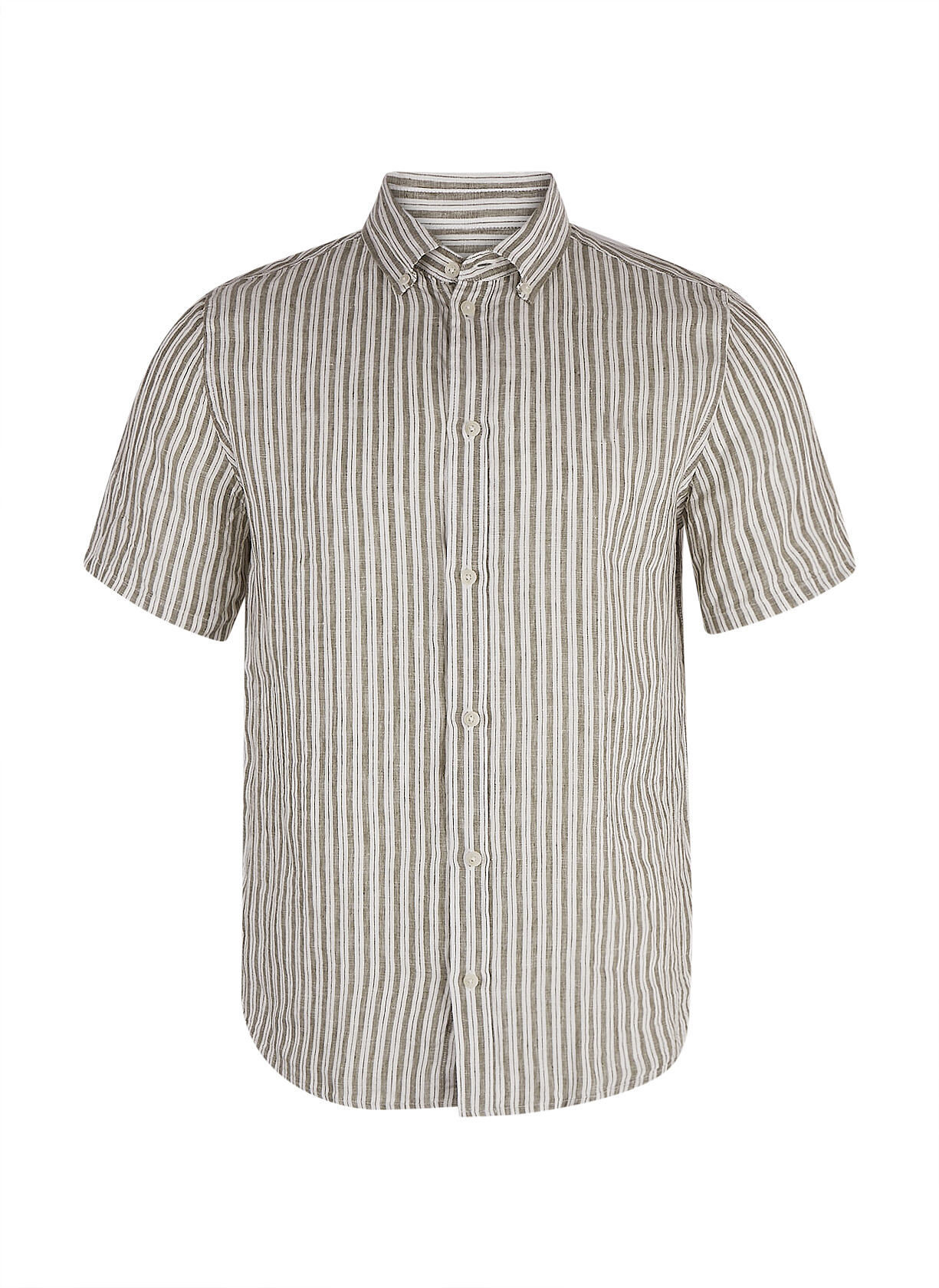 TK Maxx_ Herren_ grün gestreiftes hemd _64.99€ ( RRP 99.99€)