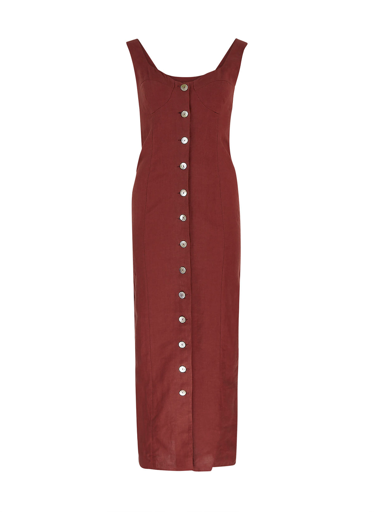 TK Maxx_ Damen_  braunes leinen kleid _74.99€ ( RRP 399.99€)