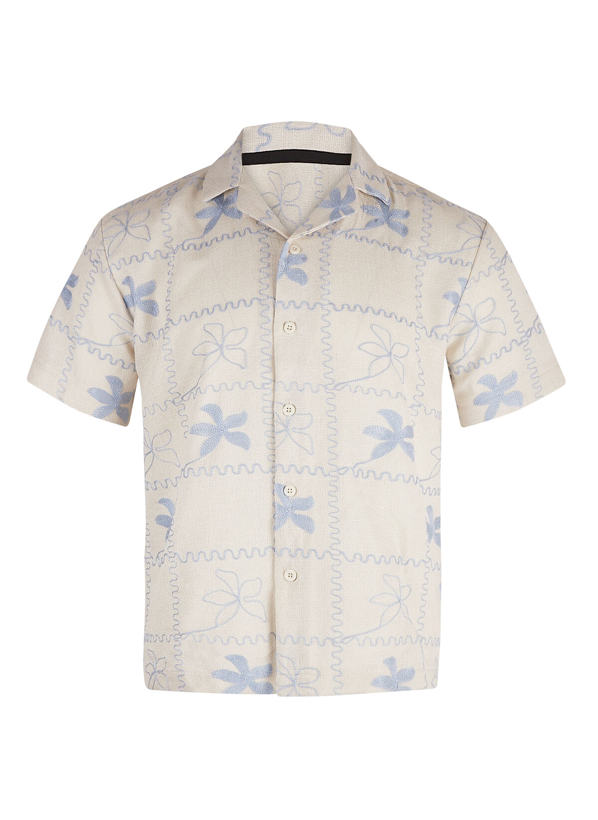 TK Maxx_ Herren_ beiges & blaues hemd _19.99€