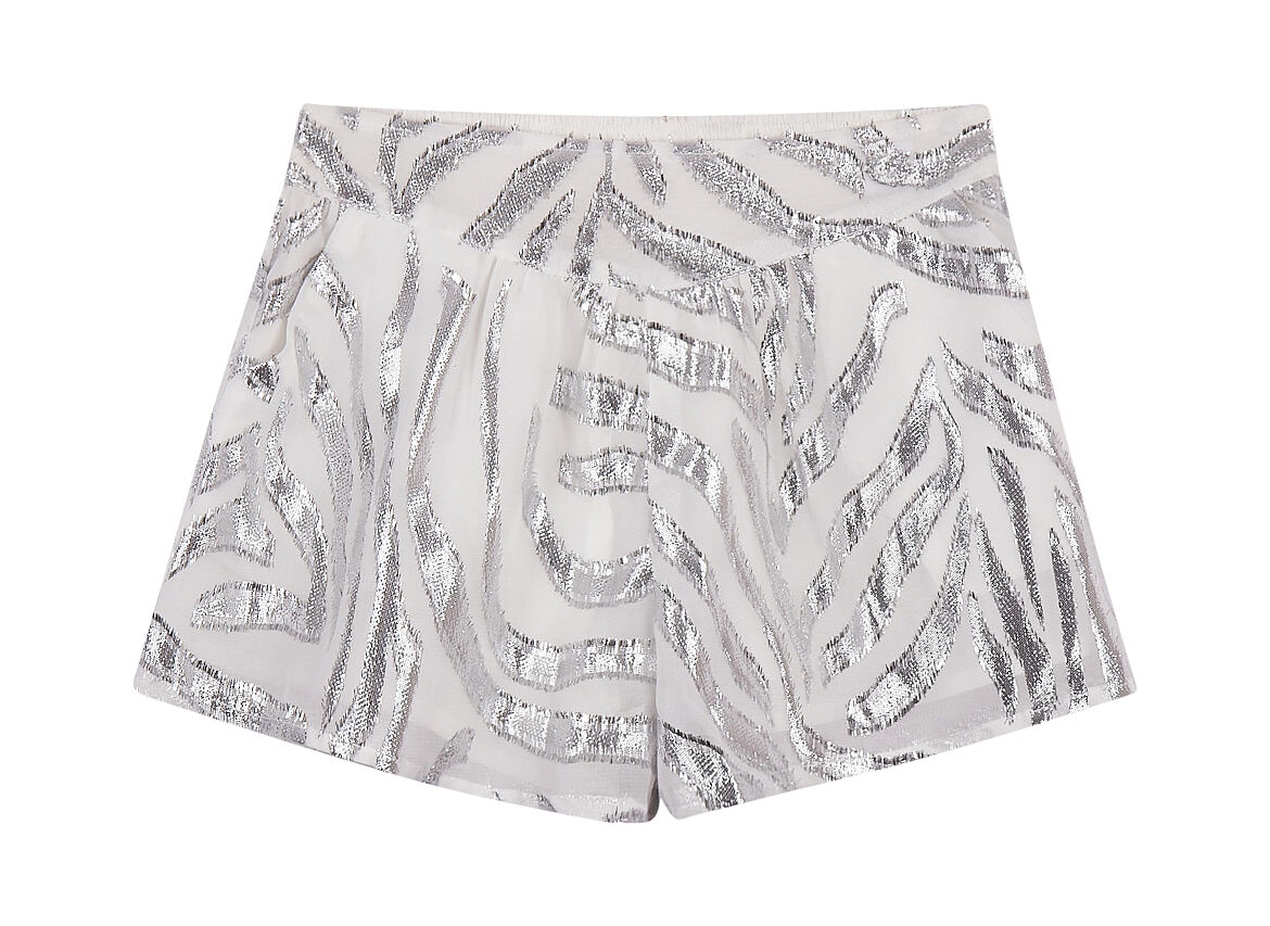 TK Maxx_ Kinder_ Gold Label_ silberne shorts _16.99€