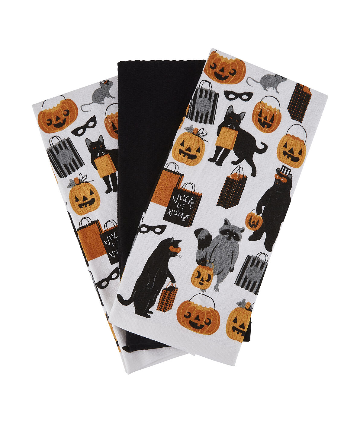 TK Maxx - Halloween Geschirrtücher mit Kürbissen €9,99