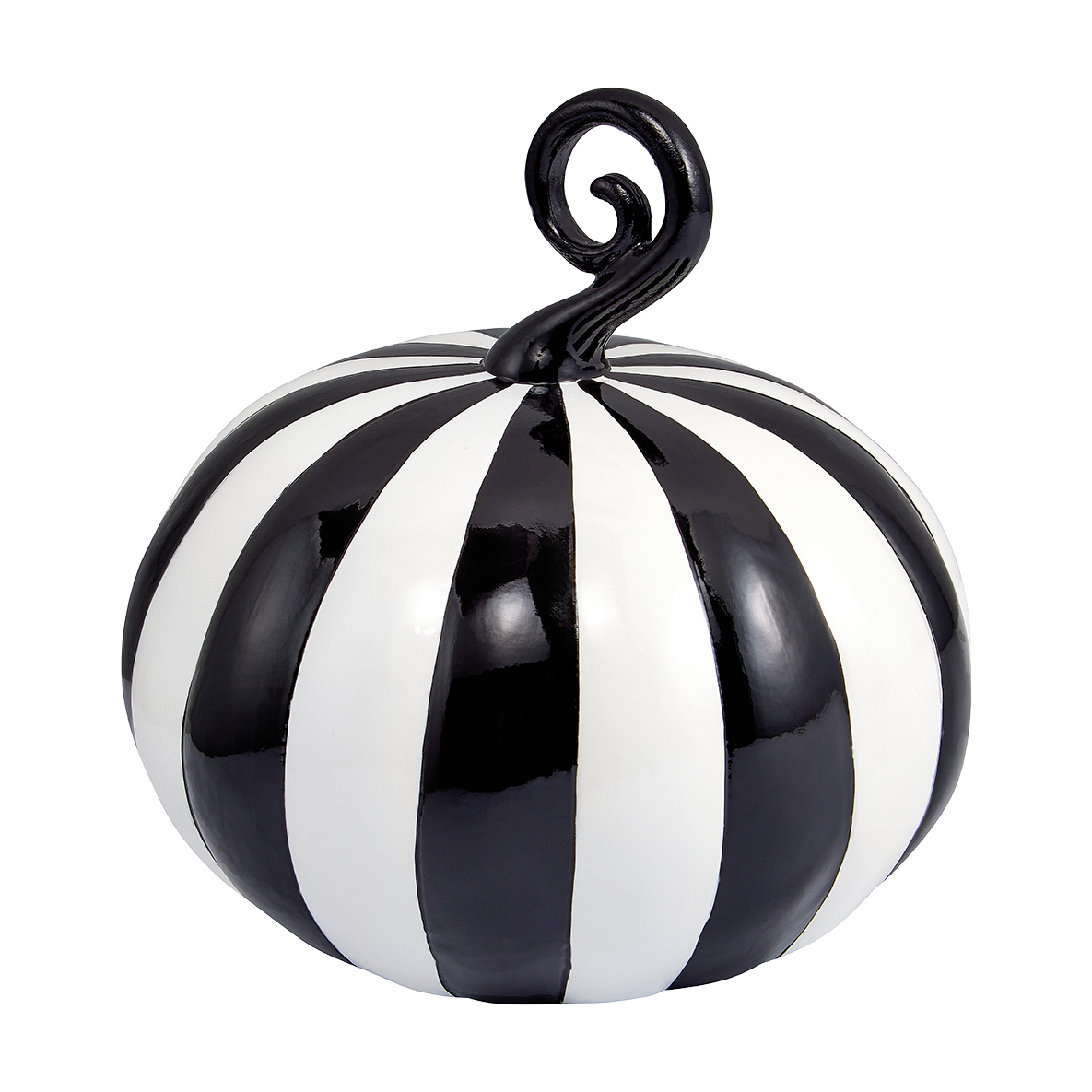 TK Maxx Beetlejuice - Großer Deko-Kürbis mit schwarz-weißen Streifen €8,99