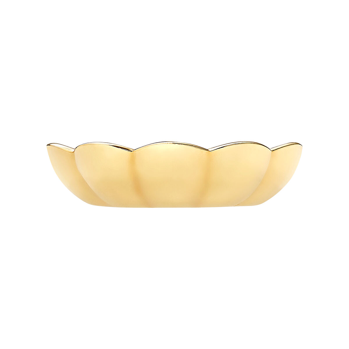 ESbD_CHARLOTTE BLÜTENSCHALE Gelbgold  