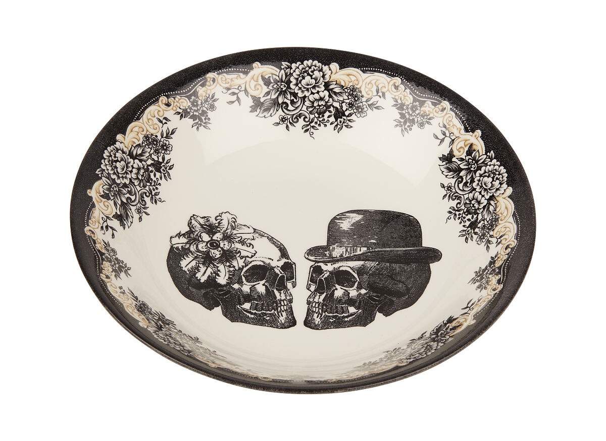 TK Maxx - Halloween Schale mit Totenköpfen €7,99