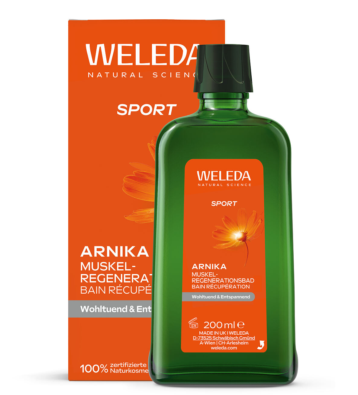 Weleda_Sport & Muskel Regenerationsbad_Arnika_200ml_13,95€