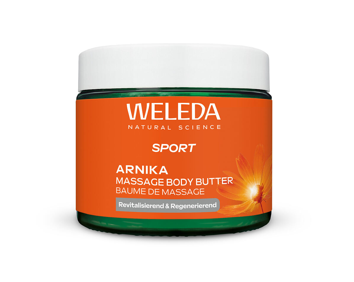 Weleda_Sport_Massage Body Butter_Arnika_150ml_18,95€