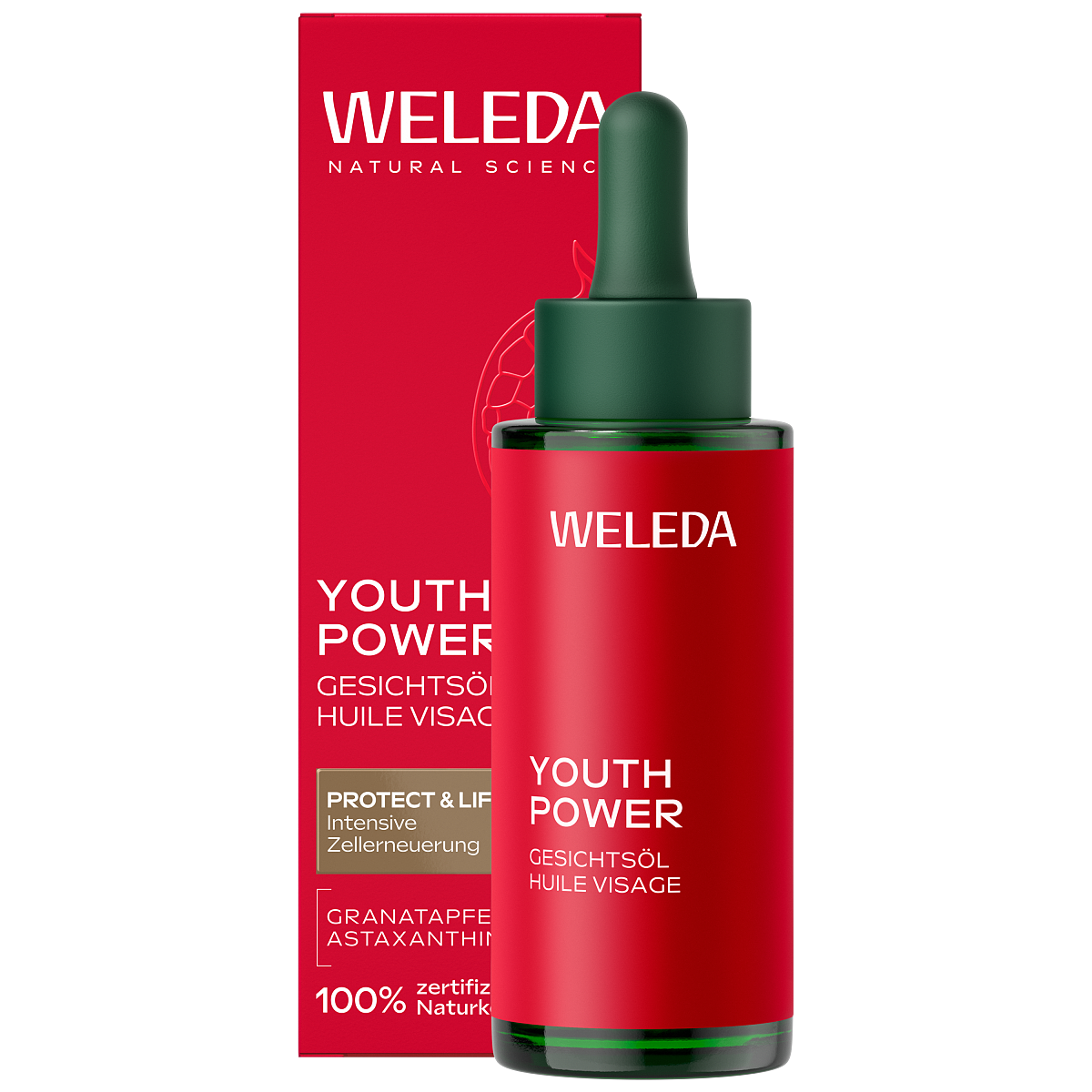 WELEDA_Youth Power Gesichtsöl Granatapfel_30ml_23,95€
