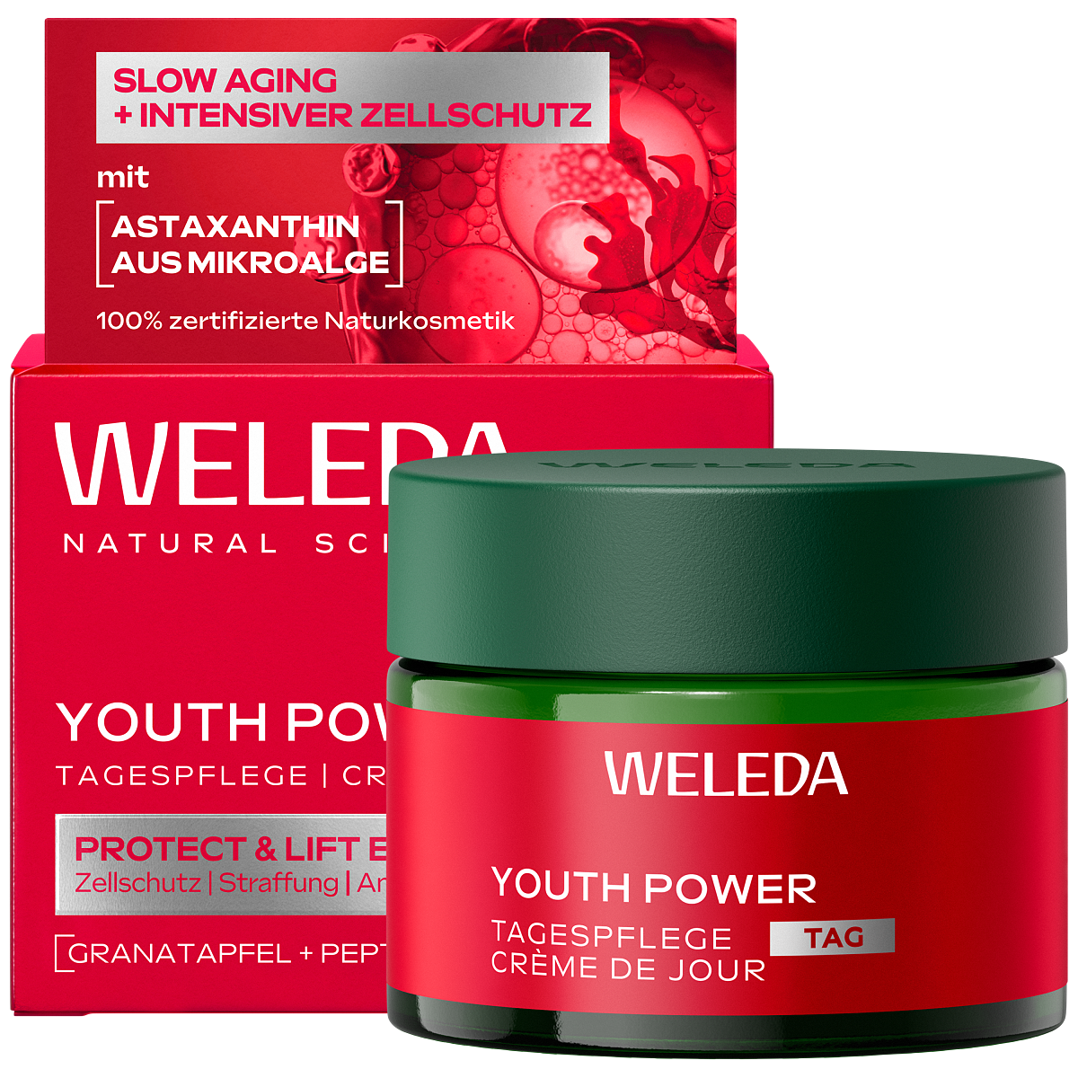 WELEDA_Youth Power Tagespflege Granatapfel_40ml_21,95€