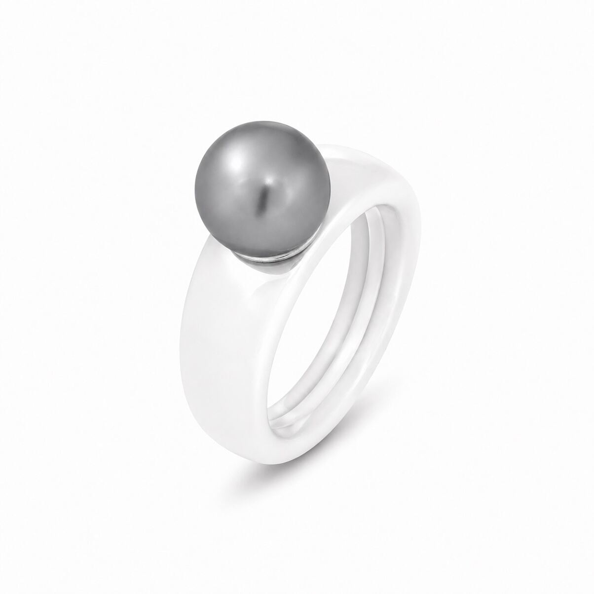 Charlotte Kopf Edelstahl mit Tahiti Perle_10mm