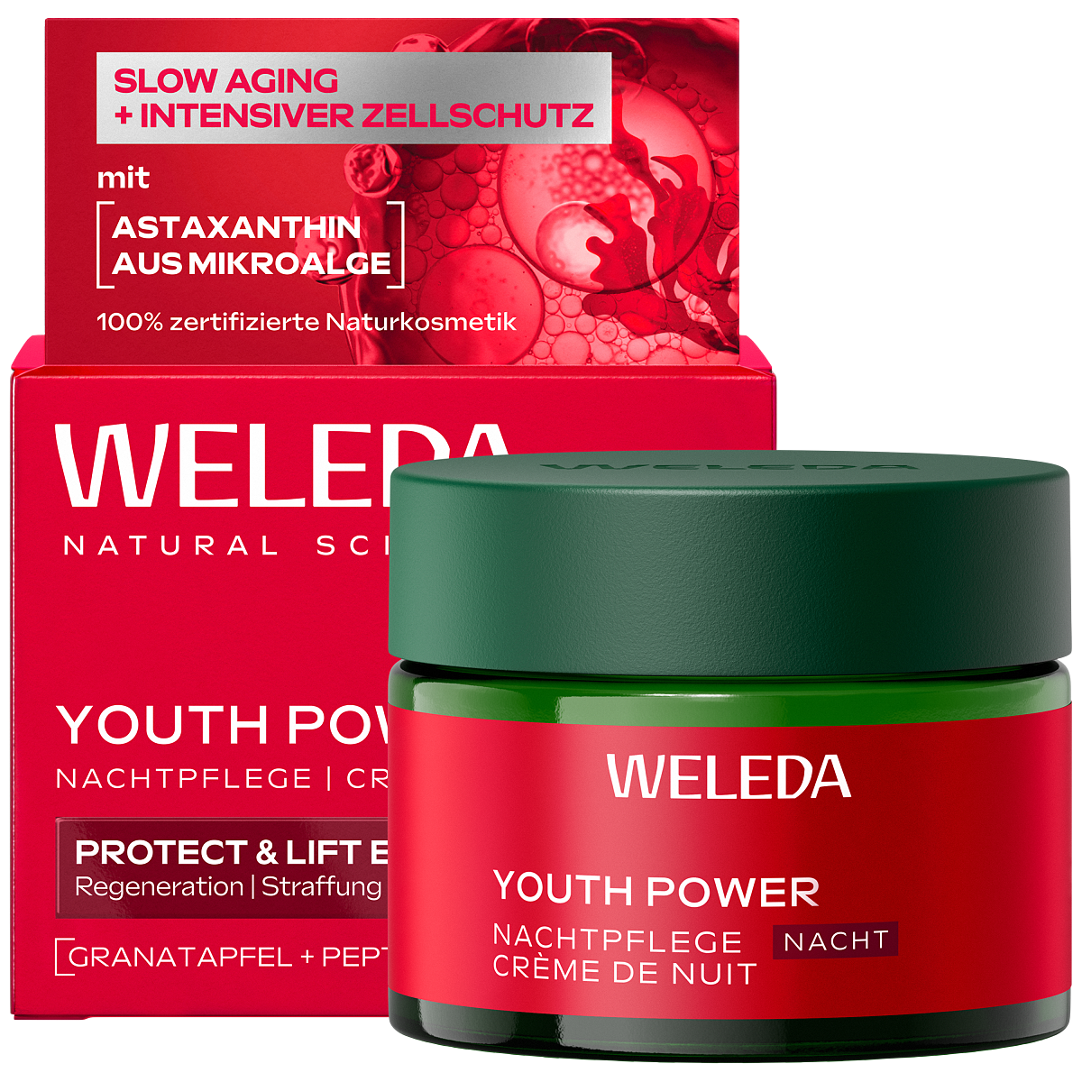 WELEDA_Youth Power Nachtpflege Granatapfel_40ml_22,95€_32,70 CHF
