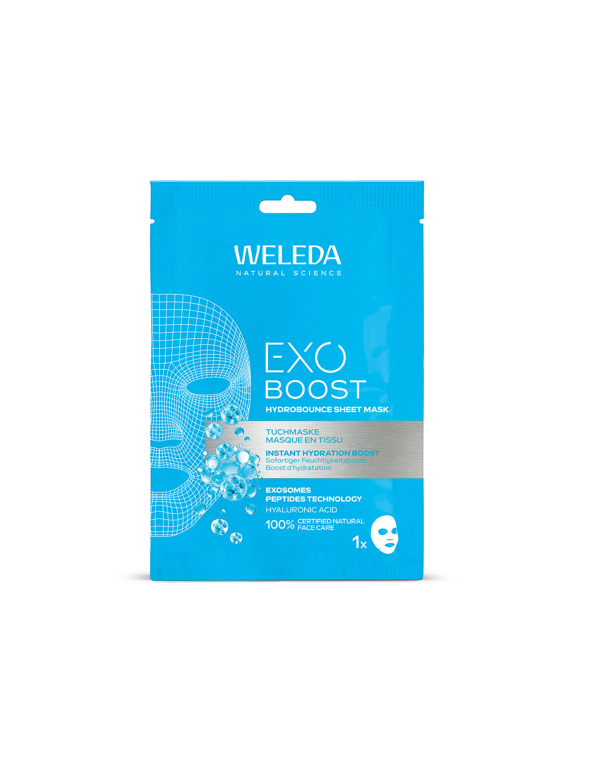 Weleda_Exo Boost Hydrobounce Tuchmaske_4 PAX_15,80€_19,60 CHF