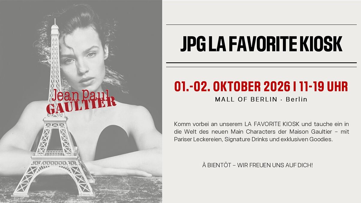Jean Paul Gaultier – LA FAVORITE KIOSK – Berlin