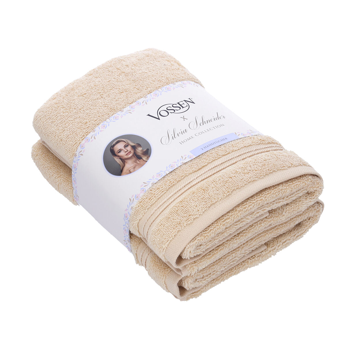 VOSSEN_Silvia Schneider_Handtuch THETIS 50x100_Beige