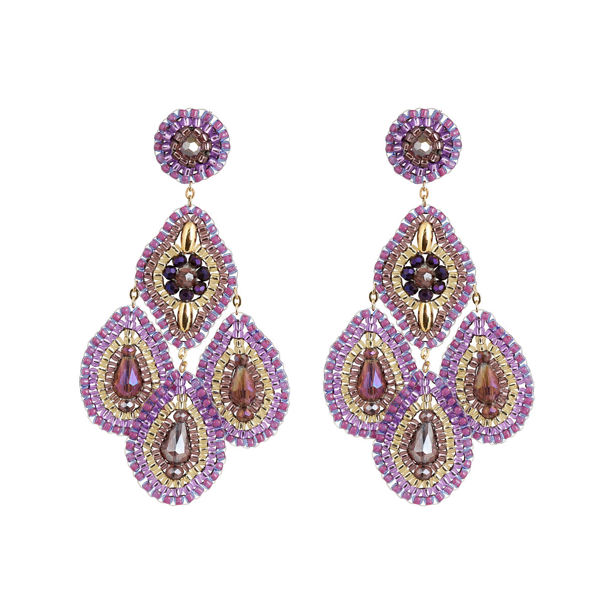 Cajoy_Boho Classics vibrant purple Ohrringe_EUR 149,99_13132540