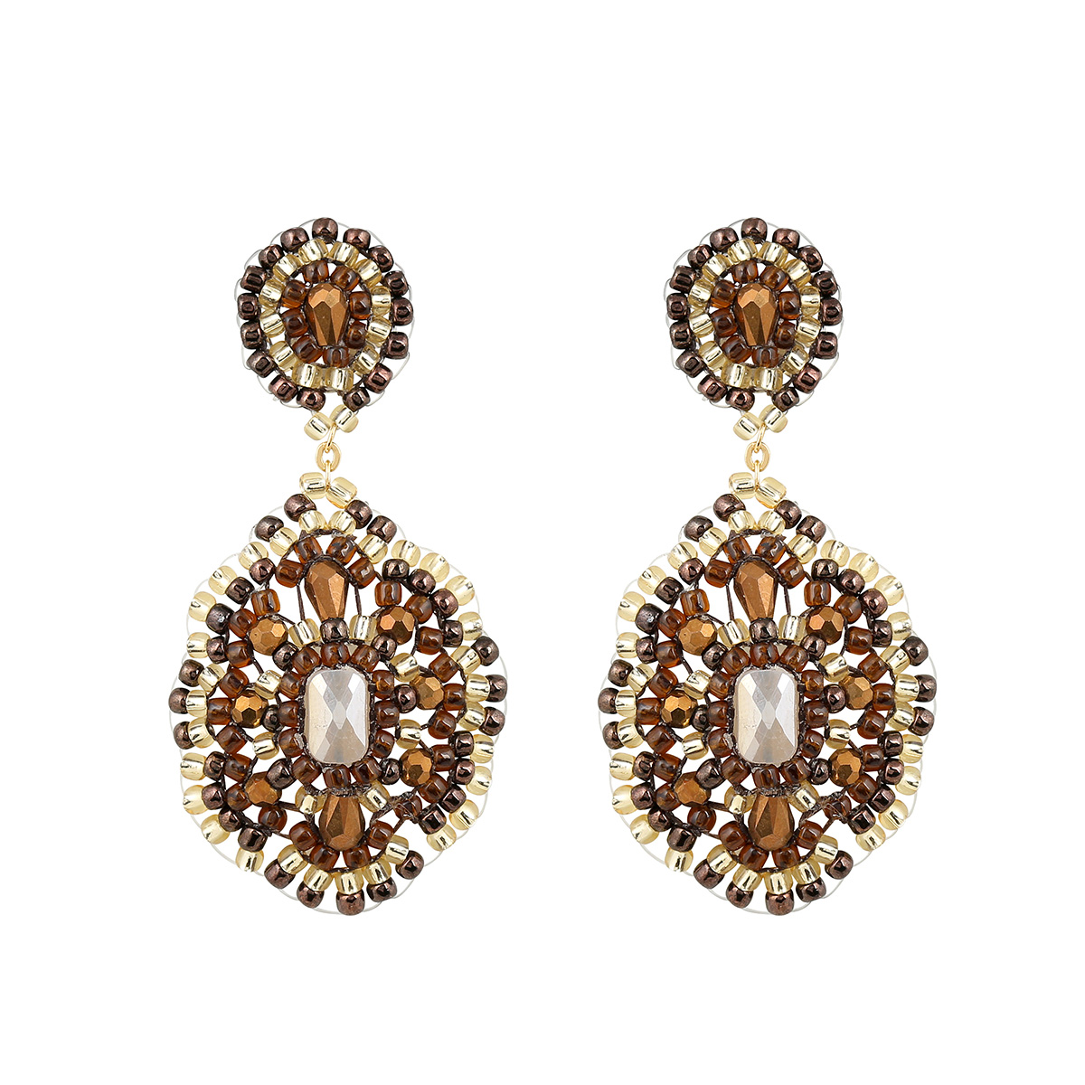 Cajoy_Boho Emerald brown Ohrringe_EUR 89,99_13132483