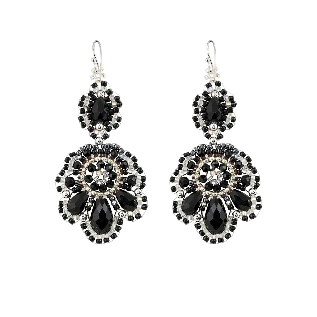 Cajoy_Boho Flora black silver Ohrringe_EUR 99,99_13132512