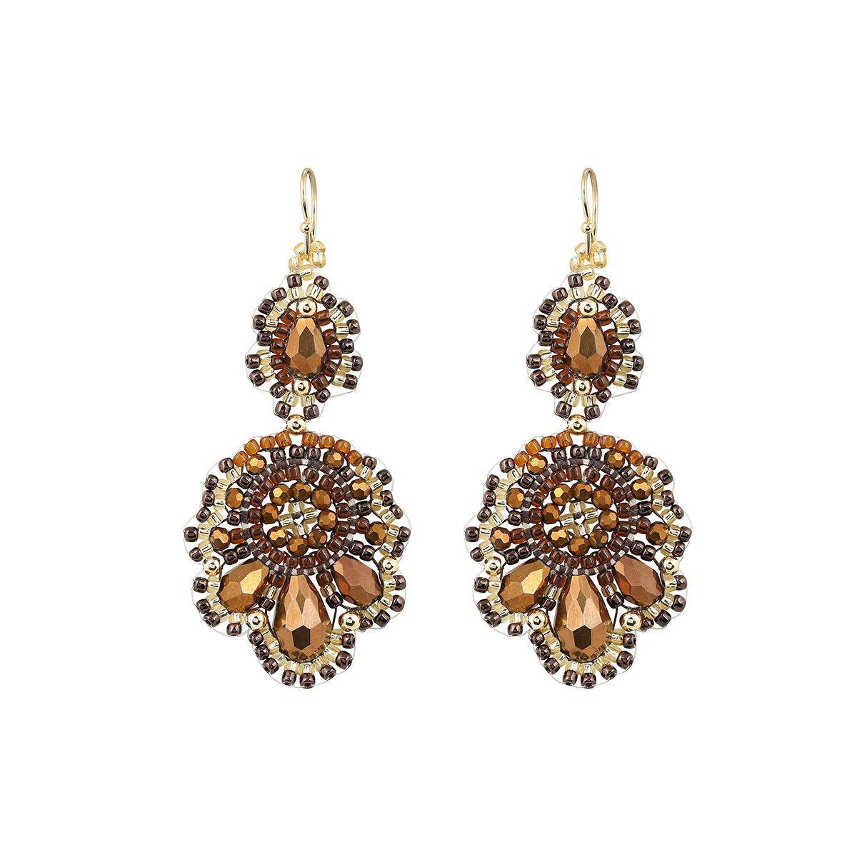 Cajoy_Boho Flora braun beige Ohrringe_EUR 99,99_13132486