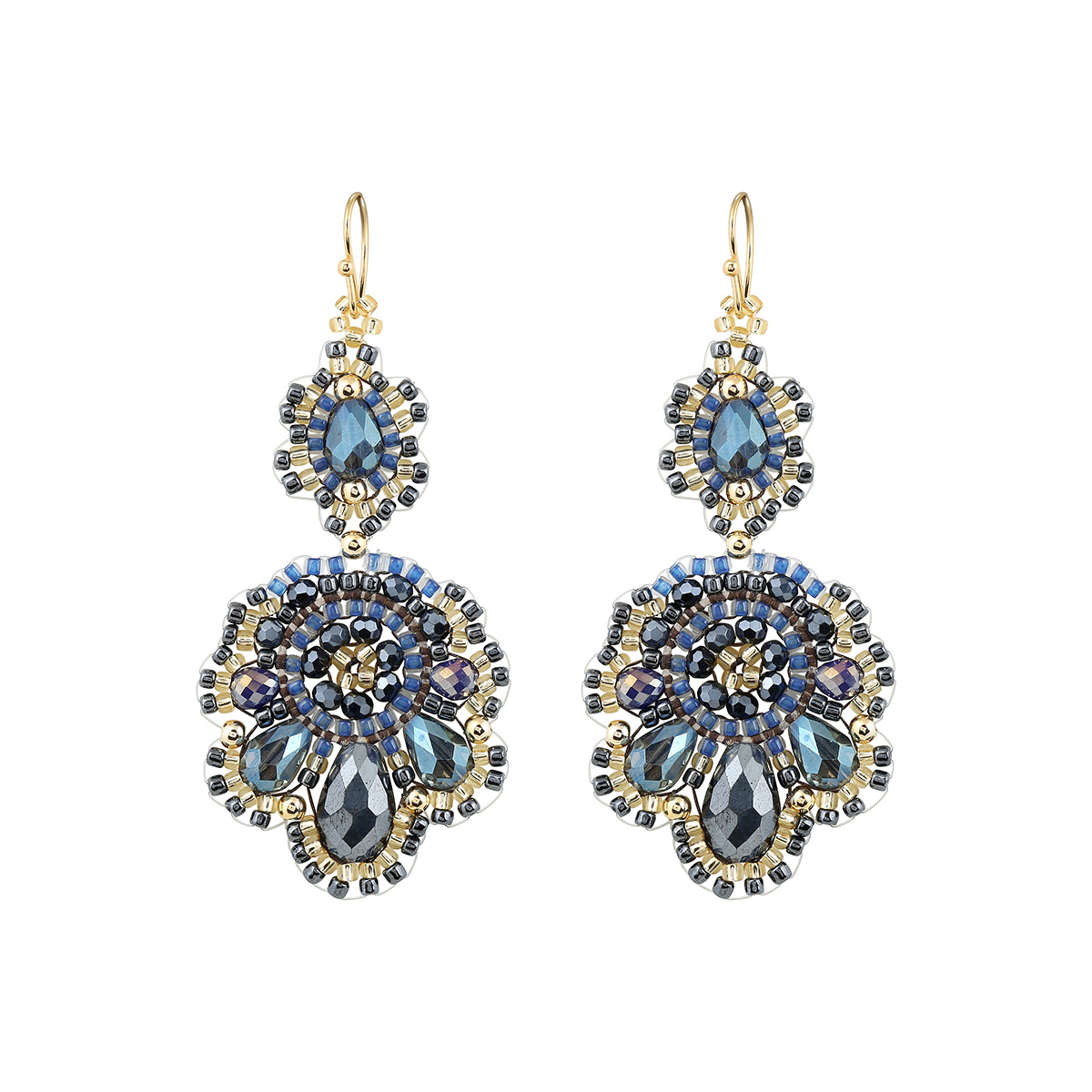 Cajoy_Boho Flora Midnight blue Ohrringe_EUR 99,99_13132482