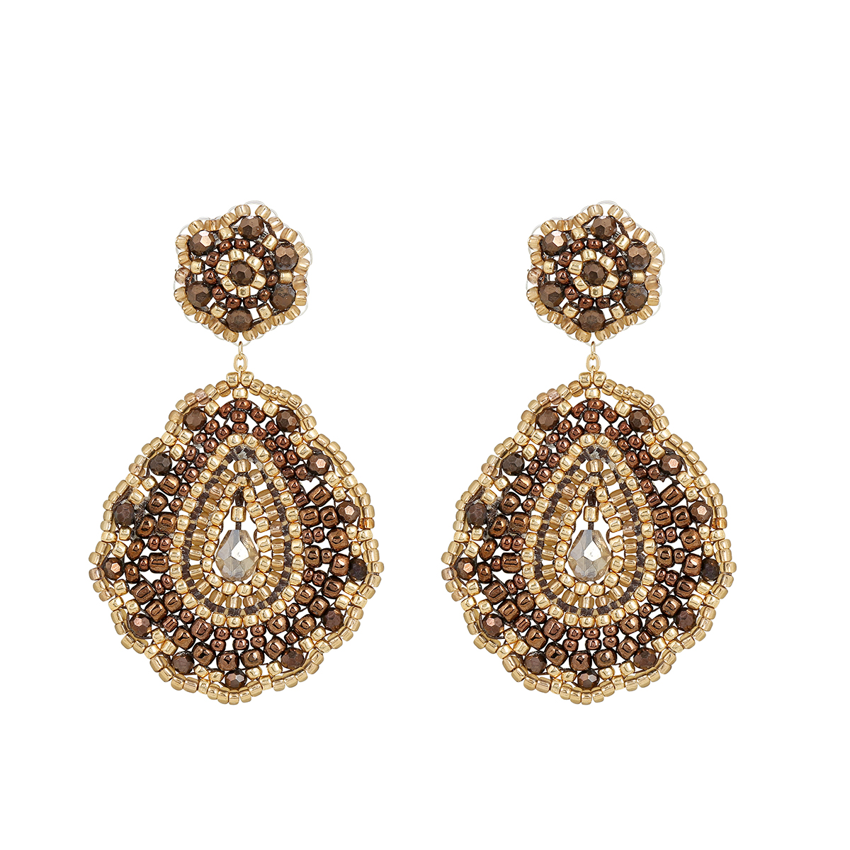 Cajoy_Boho Flower-Tropfen brown Ohhring_EUR 119,99_13132552