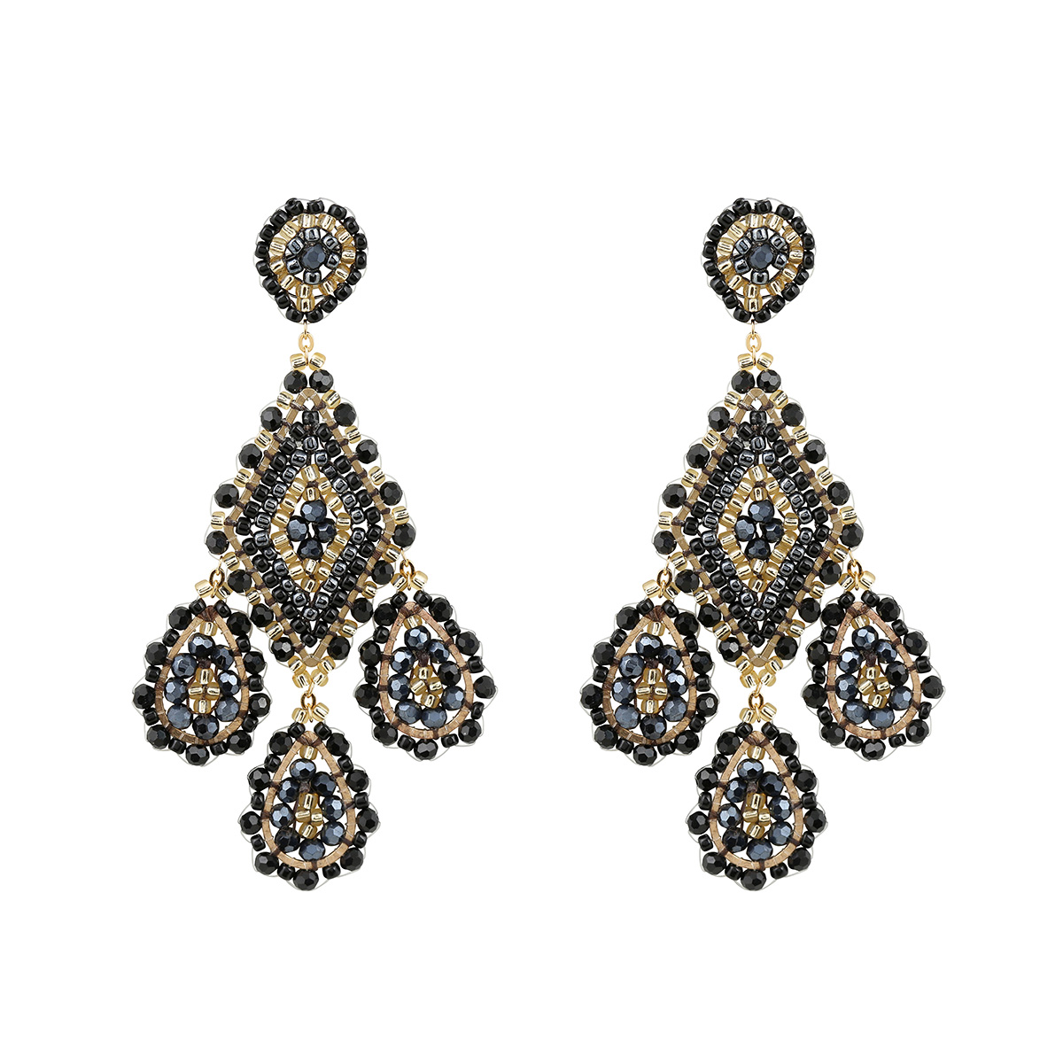 Cajoy_Boho Letitia black gold Ohrringe_EUR 139,99_13132496