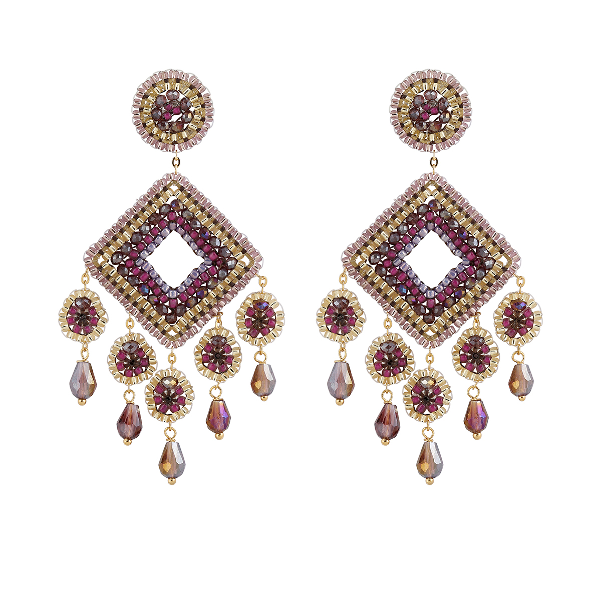 Cajoy_Boho Ophelia violett Ohrringe_EUR 149,99_13132479